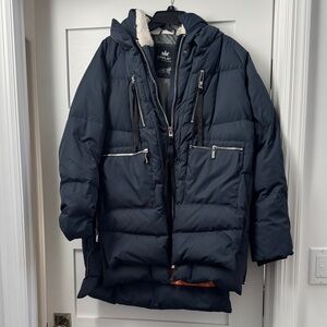 Women’s Orolay Navy Puffer Jacket Large